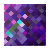 Pixelmuster - Lila Fliese (Vorderseite)