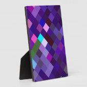 Pixelmuster - Lila Fotoplatte (Seite)