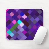 Pixelmuster - Lila Mousepad (Mit Mouse)