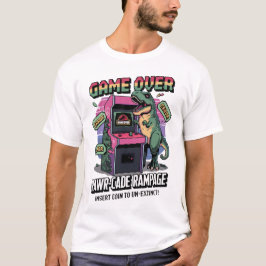 Pixelrawr-cade-Rampage: Der T-Rex-Neustart T-Shirt