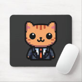 Pixelreinigungskatze Mousepad (Mit Mouse)