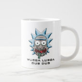 Pixelrick-Drooling-Head Jumbo-Tasse (Rechts)