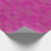 Pixelrosa Fuchsia-Mosaikpapier Geschenkpapier (Ecke)