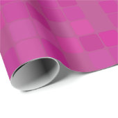 Pixelrosa Fuchsia-Mosaikpapier Geschenkpapier (Rolleneckpunkt)