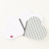 Pixels Green Hummingbird Notizblock (Innenseite)