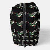 Pixels Green Hummingbird Waschbeutel (Rechts)