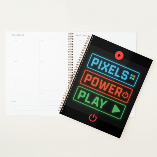 Pixels Power Play Gamer-Planer – Game On! Planer (Anzeige)