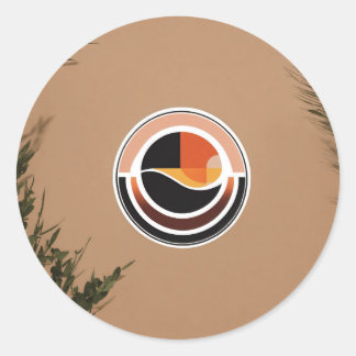 PixelShoot Runder Aufkleber