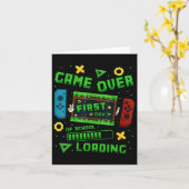 Pixelspiel über den ersten Schultag Karte (Gelbe Blume)