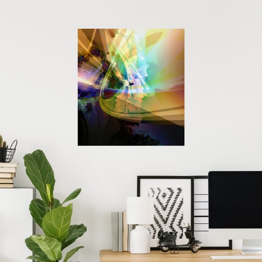 Pixelsymphonie Poster (Heimbüro)