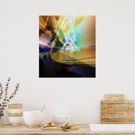 Pixelsymphonie Poster (Küche)