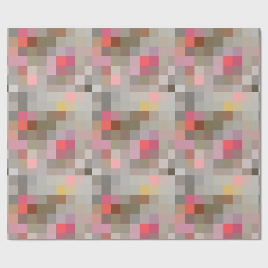 Pixelumhüllungspapier Geschenkpapier (Flach)
