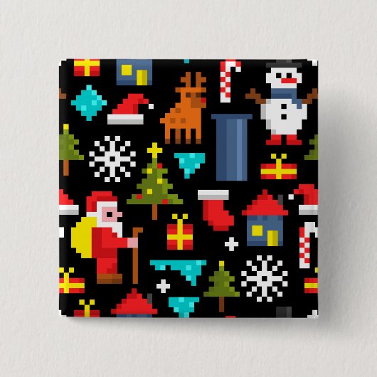 PixelweiWeihnachtsWeihnachtsWeihnachtsWeihnachtsWe Button (Vorderseite)