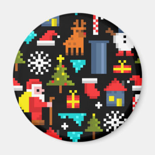 PixelweiWeihnachtsWeihnachtsWeihnachtsWeihnachtsWe Magnet