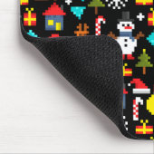 PixelweiWeihnachtsWeihnachtsWeihnachtsWeihnachtsWe Mousepad (Ecke)
