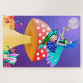 Pixie auf Mushroom Jigsaw Puzzle (Horizontal)