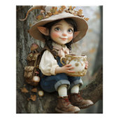 Pixie Beige Hat Mirror gegenüber dem rechten Poste Poster (Vorderseite)