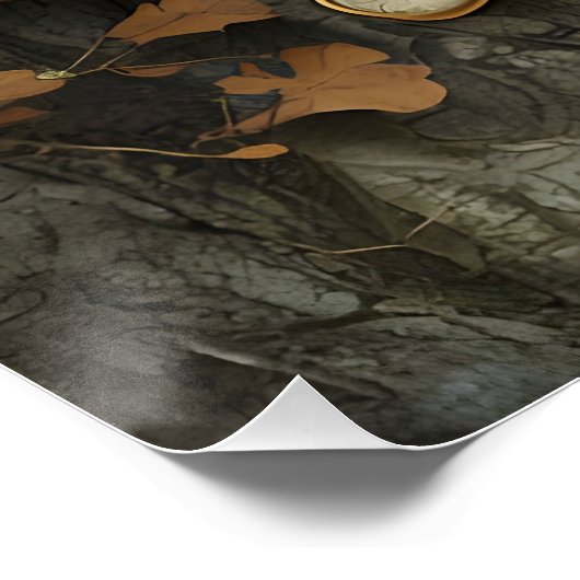 Pixie Beige Hat Mirror gegenüber dem rechten Poste Poster (Ecke)