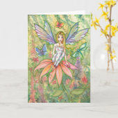 Pixie Blossom Flower Garden Faible Card Karte (Gelbe Blume)