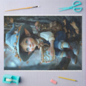 Pixie Blue Hat Tissue Paper Seidenpapier (Basteln)