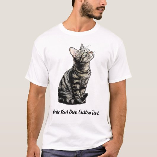 Pixie-bob-Katze Erstellen Sie Ihren eigenen benutz T-Shirt (Vorderseite)