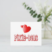 Pixie-Bob-Liebe Postkarte (Stehend Vorderseite)