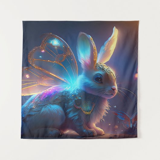 Pixie Bunny Wandteppich (Vorderseite)
