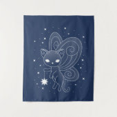 Pixie Cat - Fairy Wings Kitty EP Wandteppich (Vorderseite)