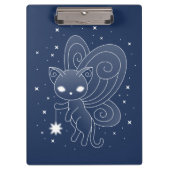 Pixie Cat - Fairy Wings Kitty Klemmbrett (Vorderseite)