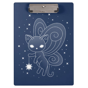 Pixie Cat - Fairy Wings Kitty Klemmbrett