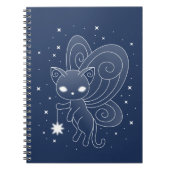 Pixie Cat - Fairy Wings Kitty Notizblock (Vorderseite)
