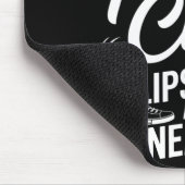 Pixie-Cut Lippenstift und Sneaker Kurzhaarfrisur P Mousepad (Ecke)