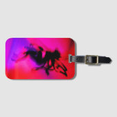 Pixie Dancing in Rosa Gepäckanhänger (Vorderseite (Horizontal))