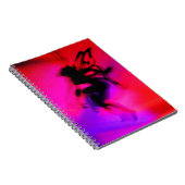 Pixie Dancing in Rosa Notizblock (Rechte Seite)