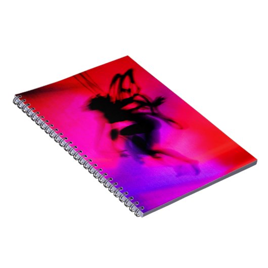 Pixie Dancing in Rosa Notizblock (Rechte Seite)