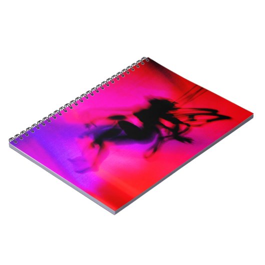 Pixie Dancing in Rosa Notizblock (Linke Seite)