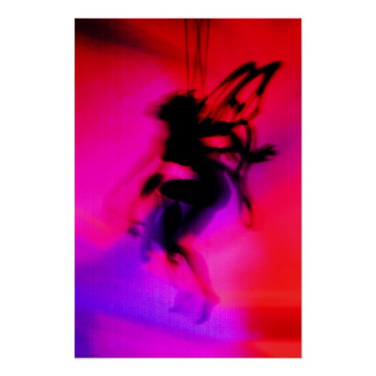 Pixie Dancing in Rosa Poster (Vorderseite)