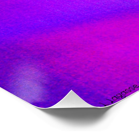 Pixie Dancing in Rosa Poster (Ecke)