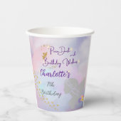 "Pixie Dust and Birthday Wishs" Party Pappbecher (Vorderseite)