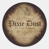 Pixie Dust Apothecary Runder Aufkleber (Vorderseite)