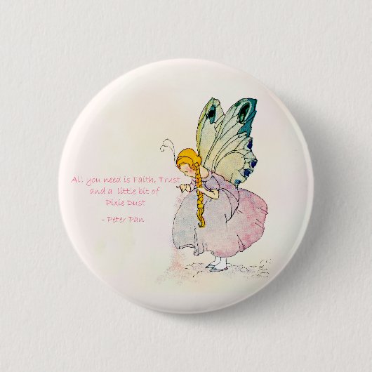 Pixie Dust Round Button (Vorderseite)
