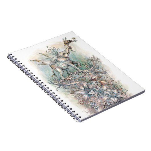 Pixie Elephant und Honeybee von Paulina Fee Notizblock (Rechte Seite)