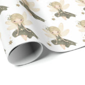 Pixie Fairy Girl mit Sternen Geschenkpapier (Rolleneckpunkt)