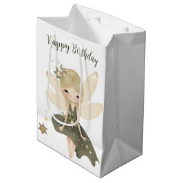 Pixie Fairy Girl mit Sternen Mittlere Geschenktüte