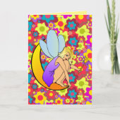 PIXIE FAIRY MÄDCHEN Grußkarten Karte (Vorderseite)