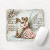 Pixie Fairy spielt Harfe Mousepad (Mit Mouse)