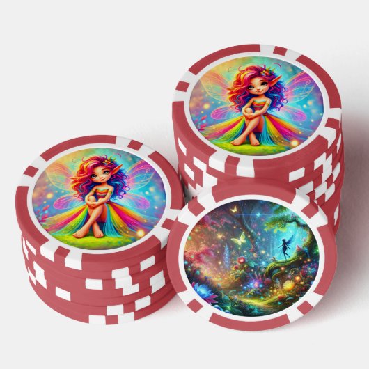Pixie Fantasy Poker Chips (Stapel)