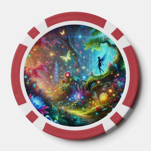 Pixie Fantasy Poker Chips (Rückseite)