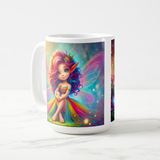 Pixie Fantasy-Tasse Kaffeetasse (Vorderseite Links)