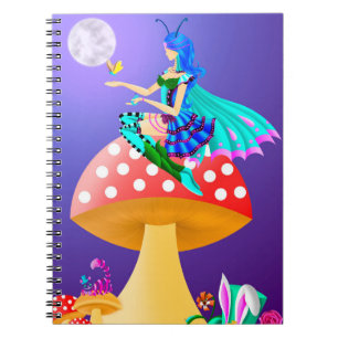 Pixie im Pilz-Wunderland Notizblock